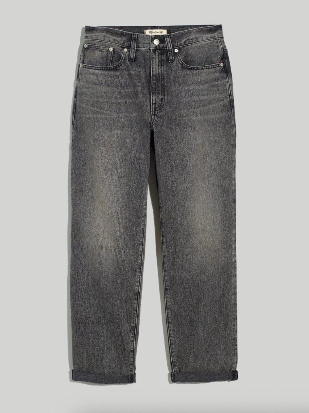 Madewell Slouchy Boyjean in Glennbay Wash